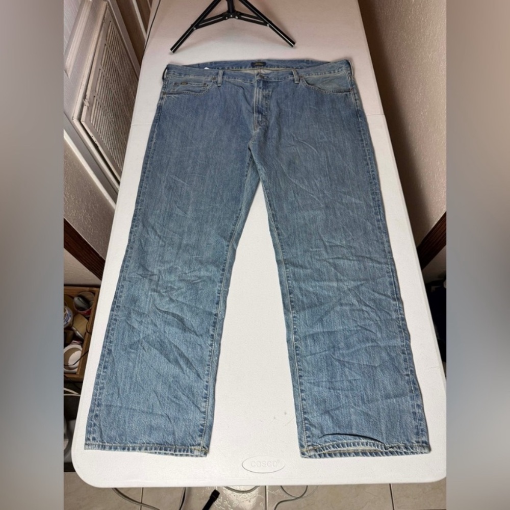 Polo Ralph Lauren Men Hampton Relaxed Straight Jeans 44X30 Blue Pocket Denim
NEW
